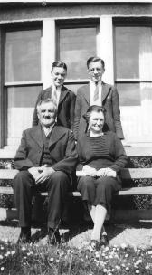 Samuel & Margaret Annal with their youngest sons, Samuel and Robert